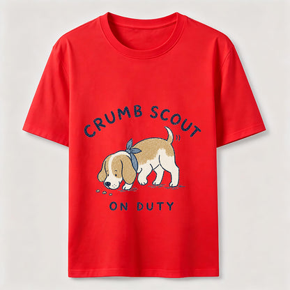 Crumb Scout On Duty Dog Tee