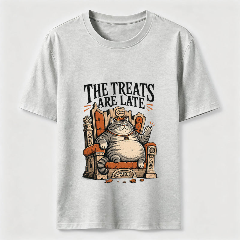 The Treats Are Late Cat Tee