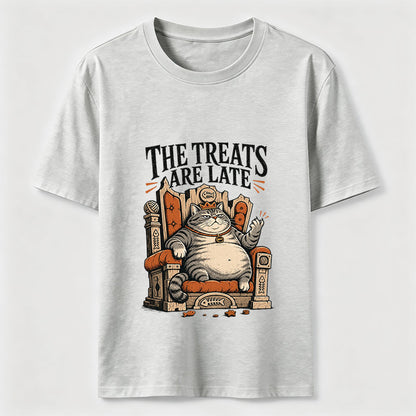 The Treats Are Late Cat Tee