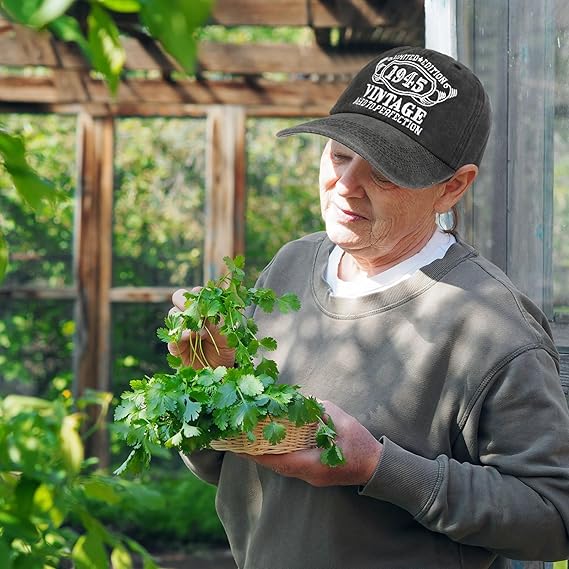 Limited Edition 80th Birthday Gifts for Men Women, Vintage 1946 Year Old Born In 1946 Cap Gifts Baseball Cap Hats for Him