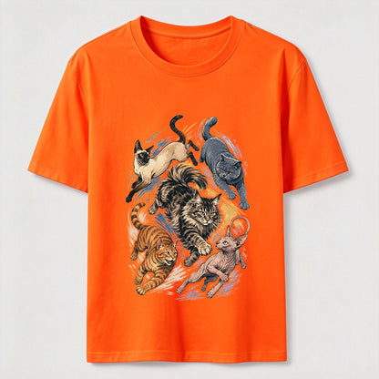 Cat Chase Squad Graphic Tee