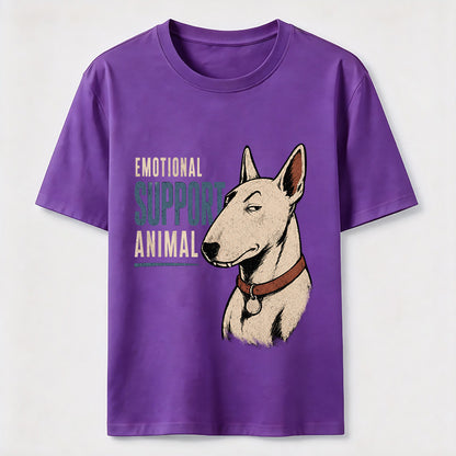 Emotional Support Bull Terrier T-Shirt