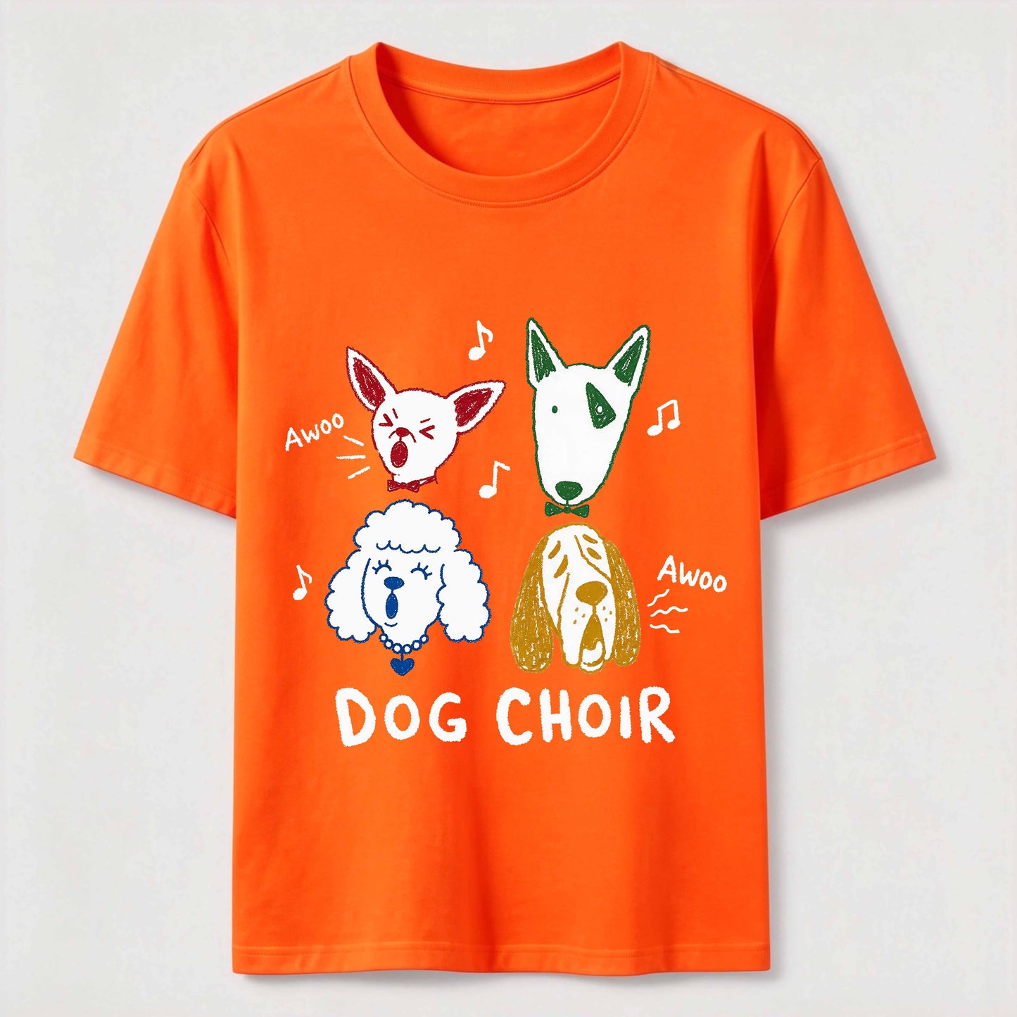 Dog Choir Funny Graphic Tee