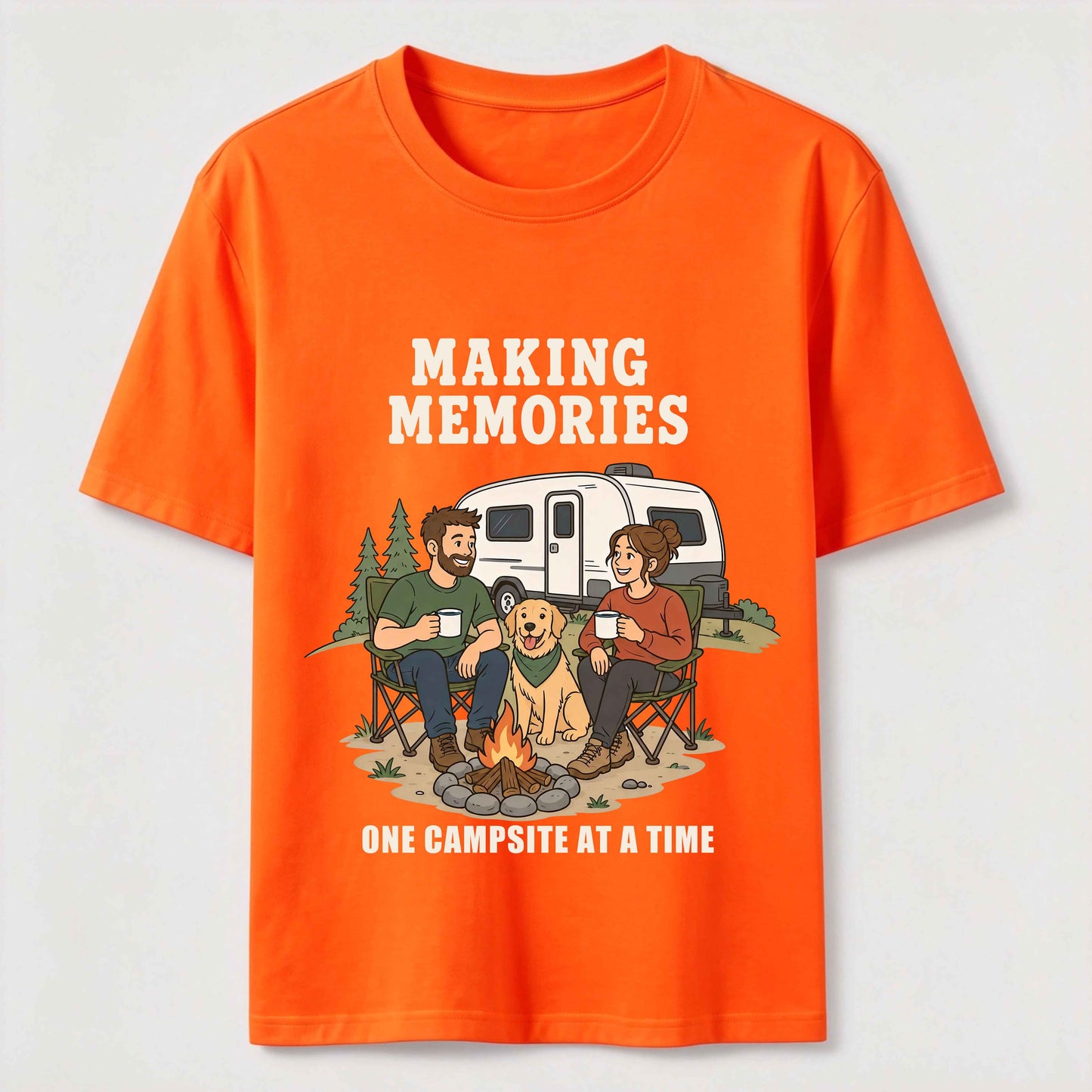 Making Memories Camping with My Dog T-Shirt