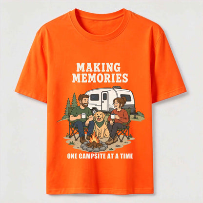 Making Memories Camping with My Dog T-Shirt