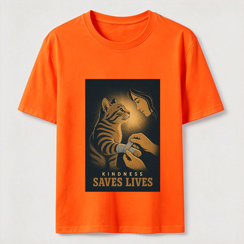 Every Paw Deserves Love – Cat Lover Graphic Tee