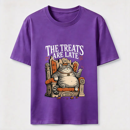 The Treats Are Late Cat Tee