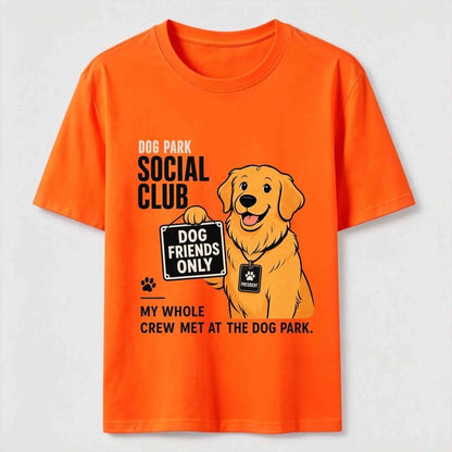 Dog Park Social Club Golden Retriever T-Shirt