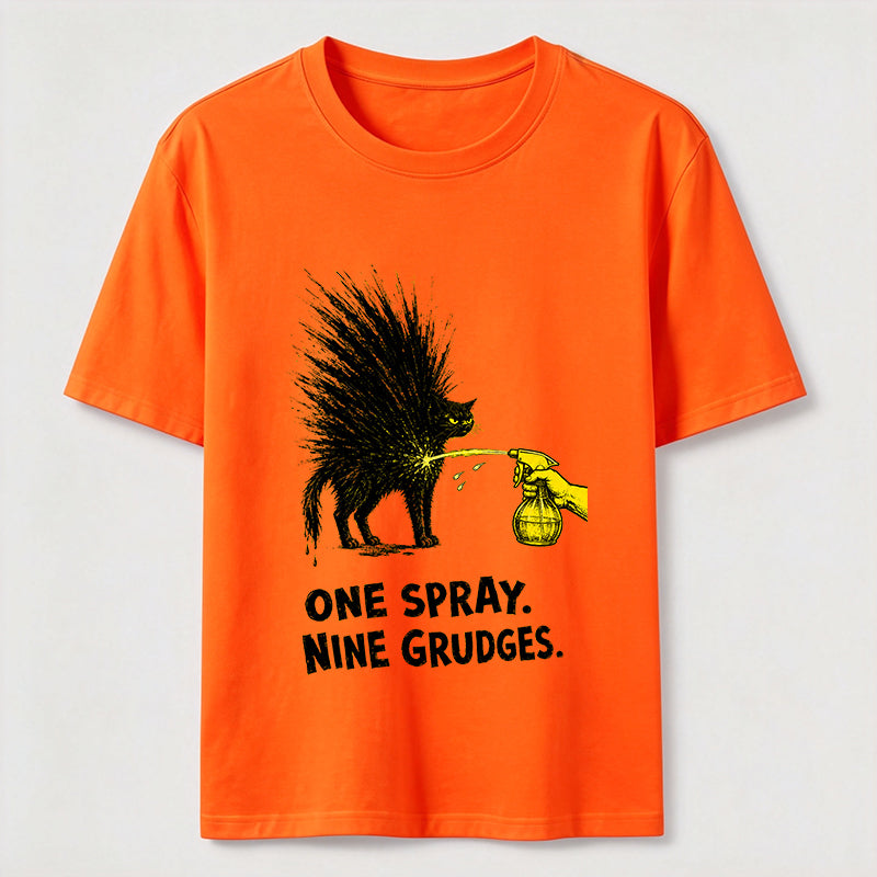 One Spray Nine Grudges Cat Tee