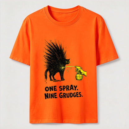One Spray Nine Grudges Cat Tee