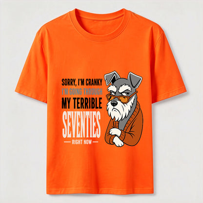 Terrible Seventies Cranky Schnauzer T-Shirt