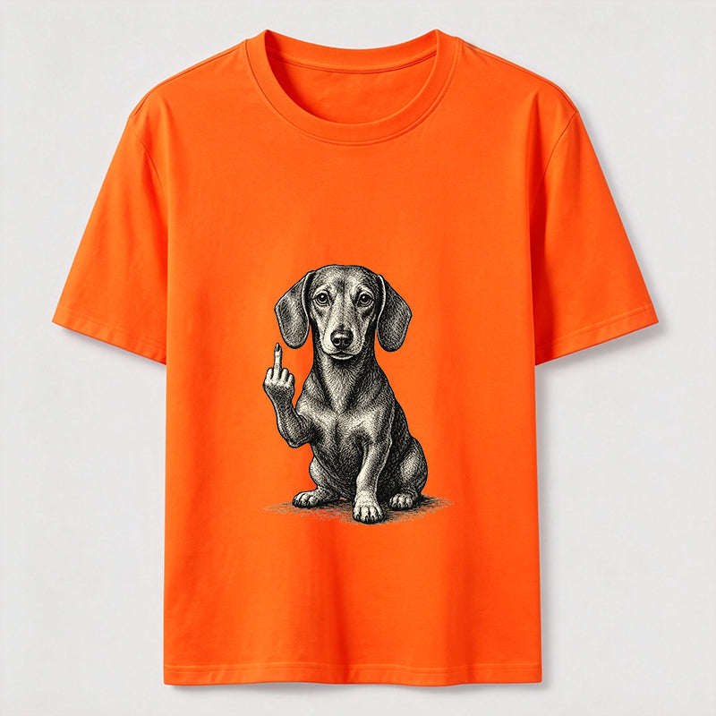 Sarcastic Wiener Dog Attitude Graphic Tee