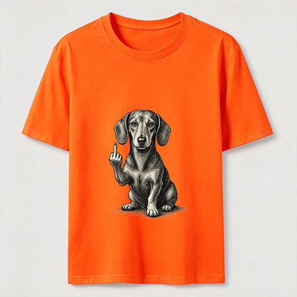 Sarcastic Wiener Dog Attitude Graphic Tee