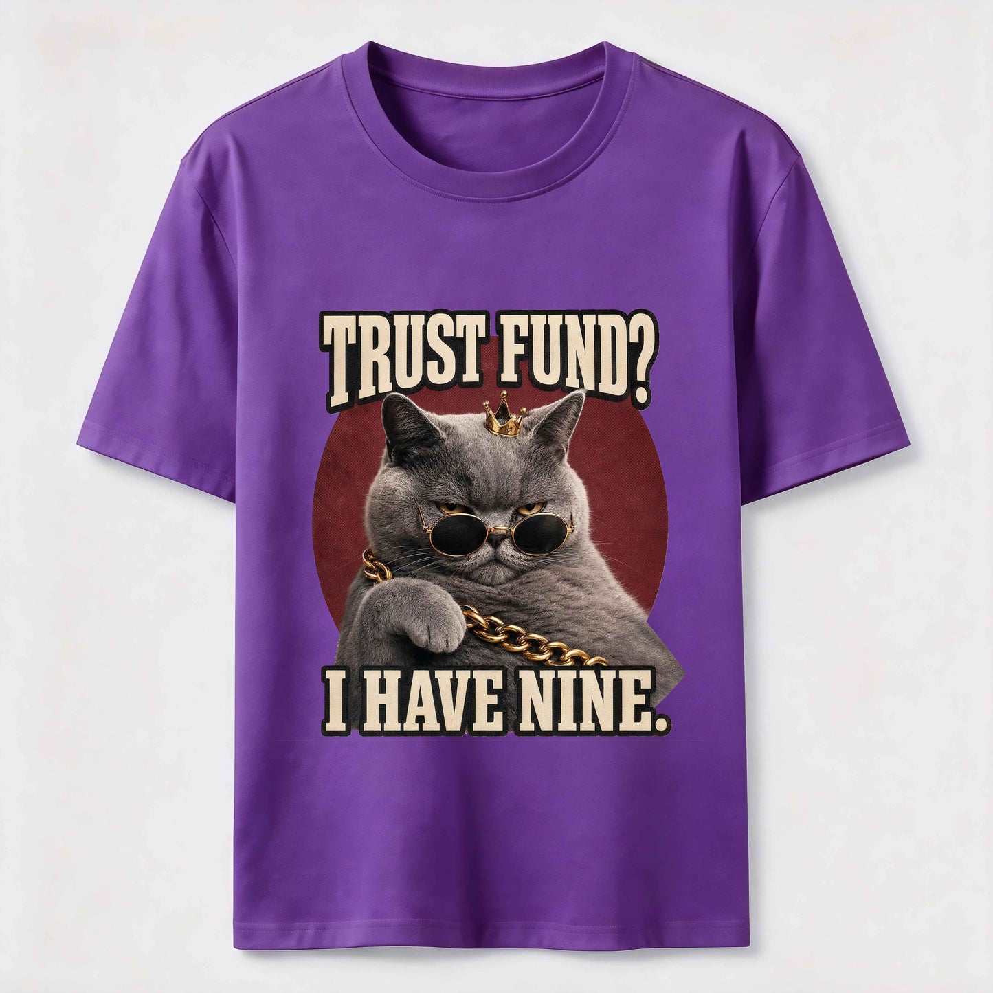 Trust Fund Nine Lives Cat Tee