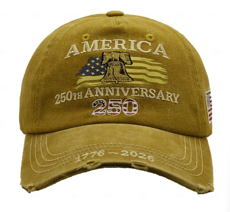 Bald 250th Anniversary 1776 2026 USA Embroidered Cap LM32 669027