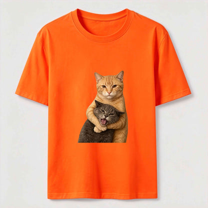 Nobody Messes With My Little Cat Graphic Tee