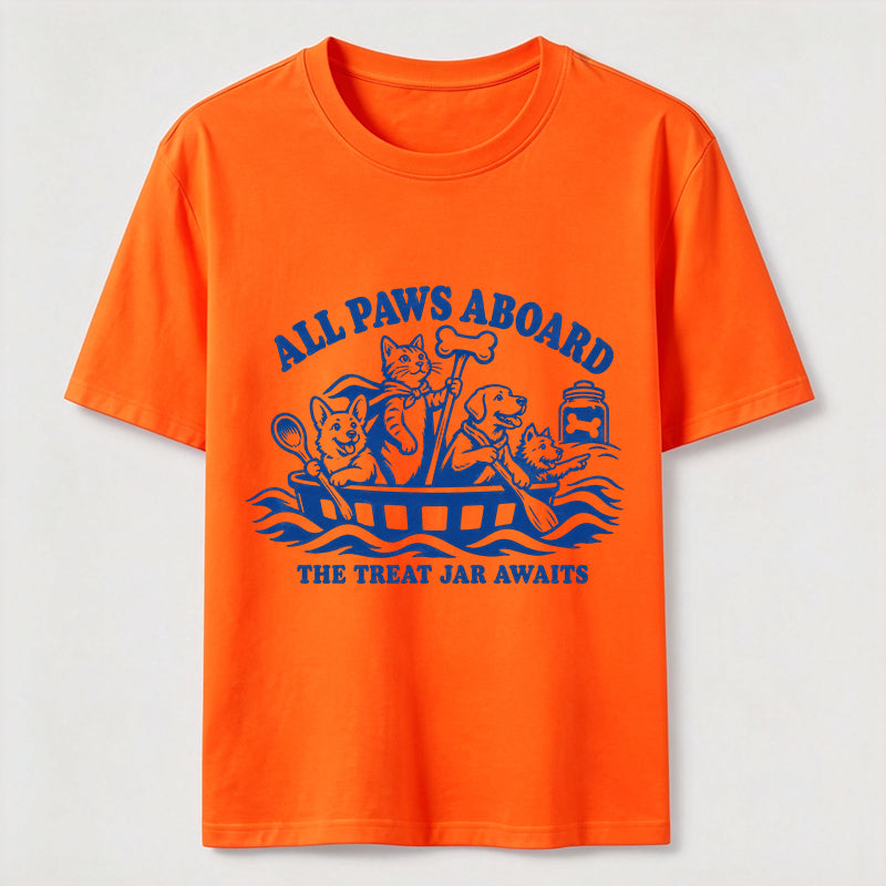 All Paws Aboard Pet Crew T-Shirt