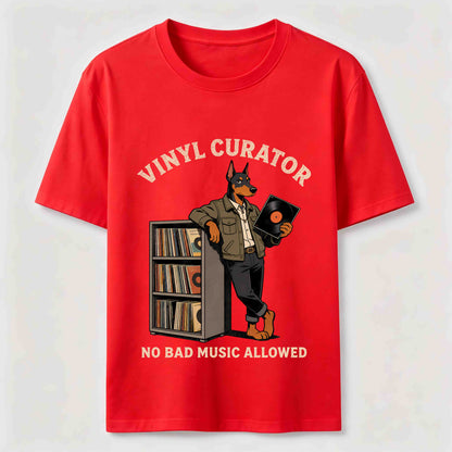 Classic Vinyl Dog Shirt Music & Pet Lover T-shirts