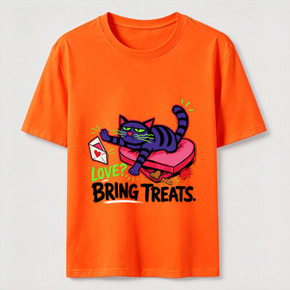 Love Means Treats Cat Tee