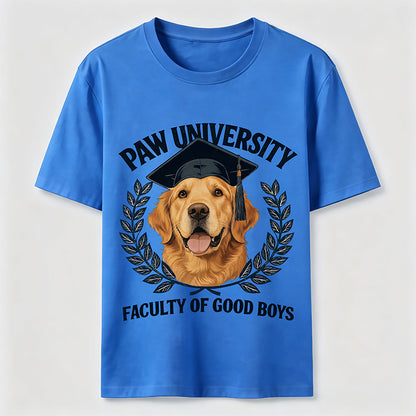 Paw University Golden Retriever T-Shirt