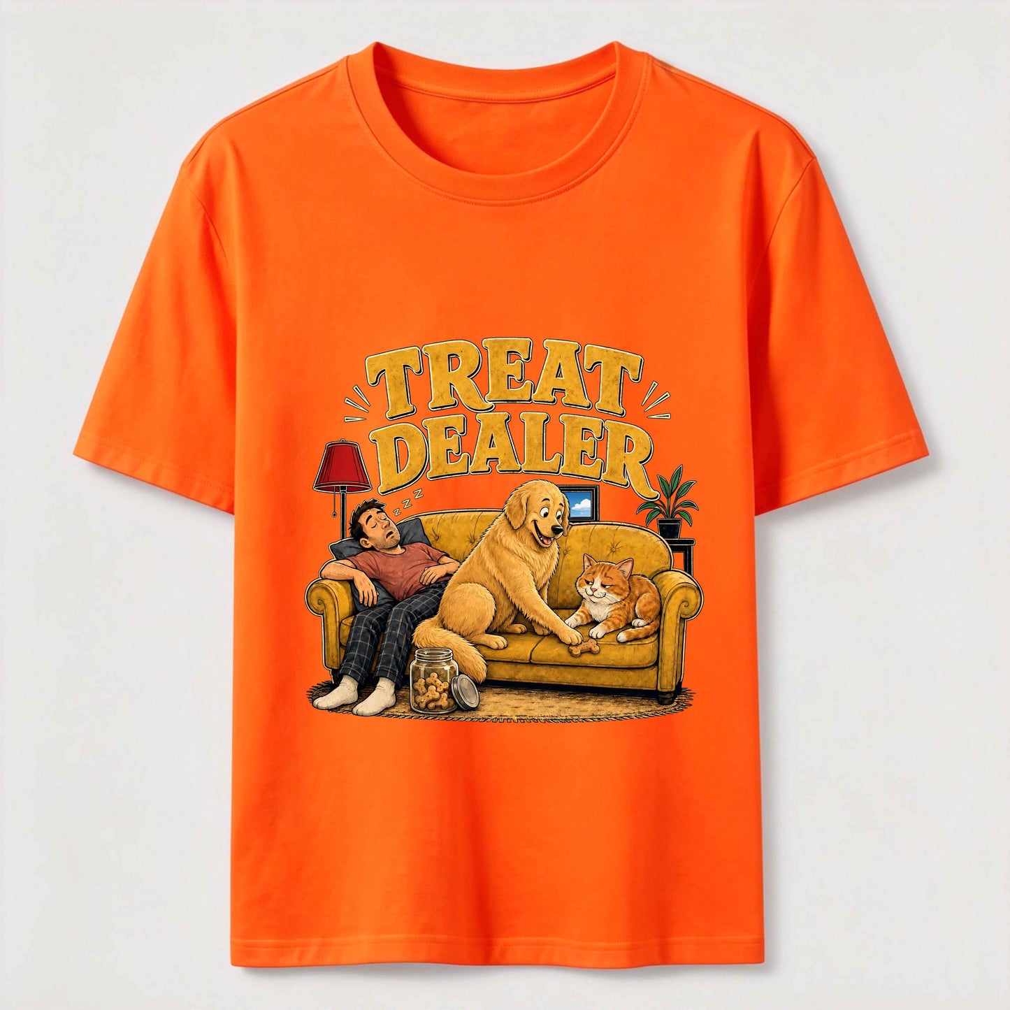 Funny Dog & Cat Parent Graphic Tee for Pet Lovers
