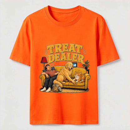 Funny Dog & Cat Parent Graphic Tee for Pet Lovers