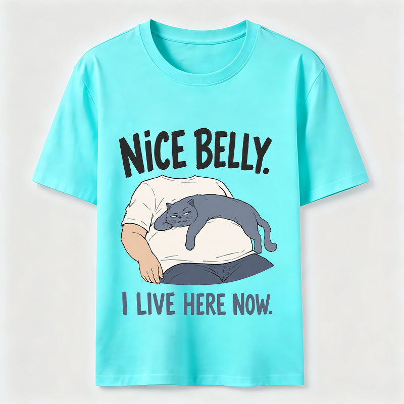 Belly Tenant Cat T-Shirt