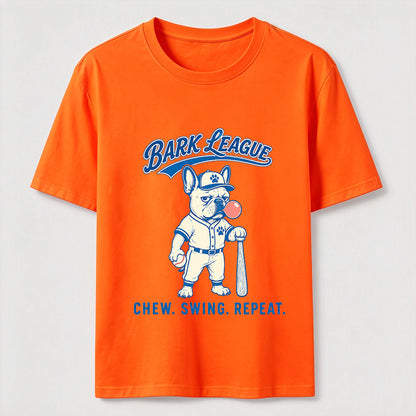 Bark League Baseball Dog Tee