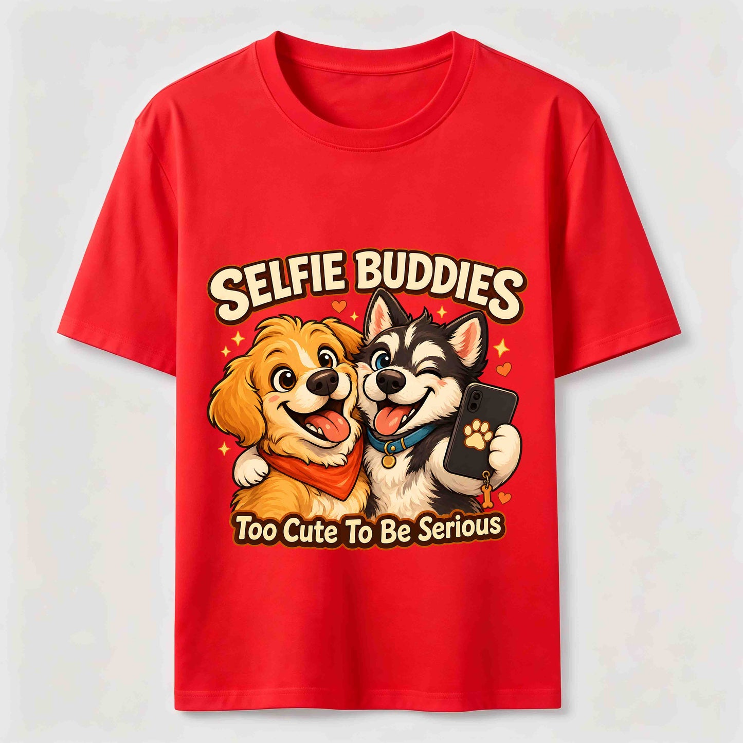 Selfie Buddies Dog T-Shirt