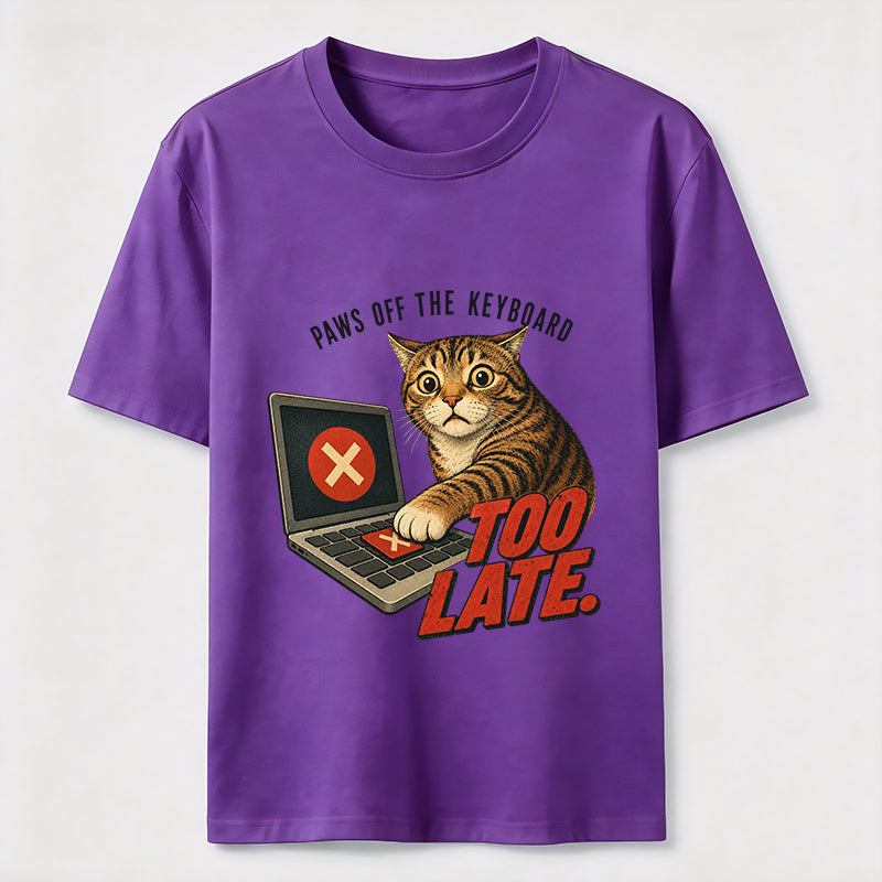 Paws Off The Keyboard Cat T-Shirt