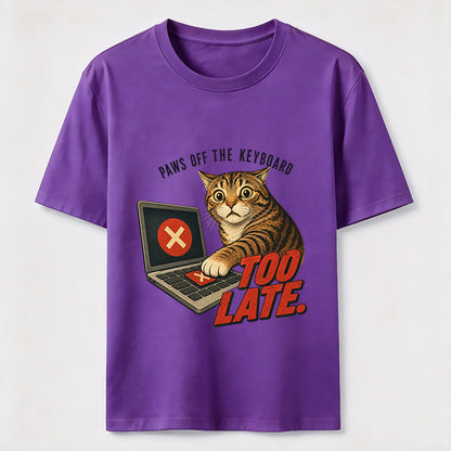 Paws Off The Keyboard Cat T-Shirt