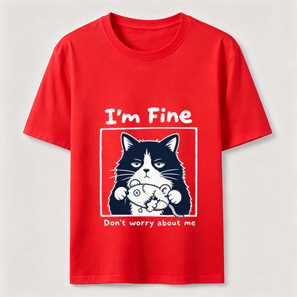 I'm Fine Grumpy Cat T-Shirt