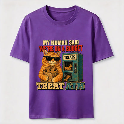 Cat Treat Dispenser Humor T-Shirt