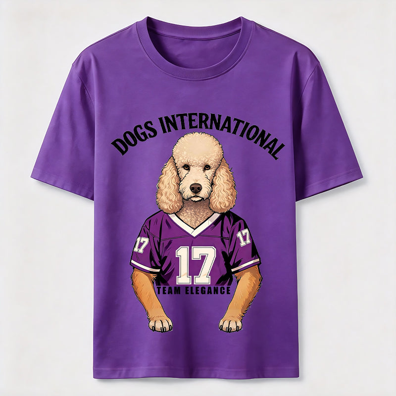 Team Elegance Poodle Athletic T-Shirt