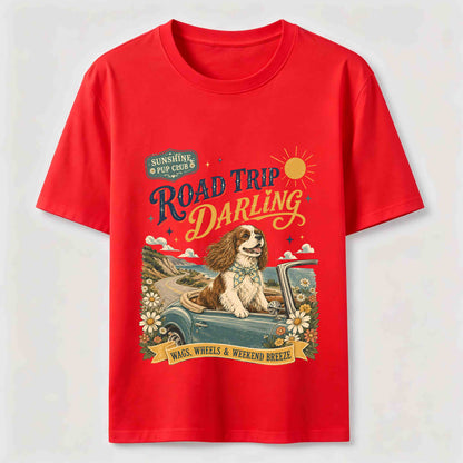 Road Trip Darling Dog Tee