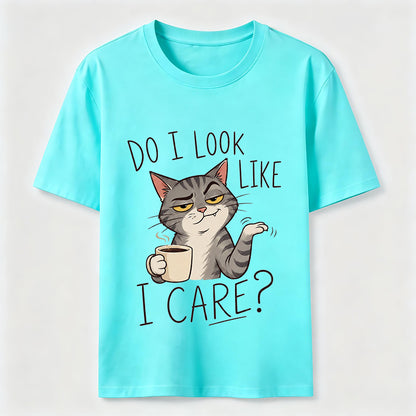 Do I Look Like I Care Cat T-Shirt