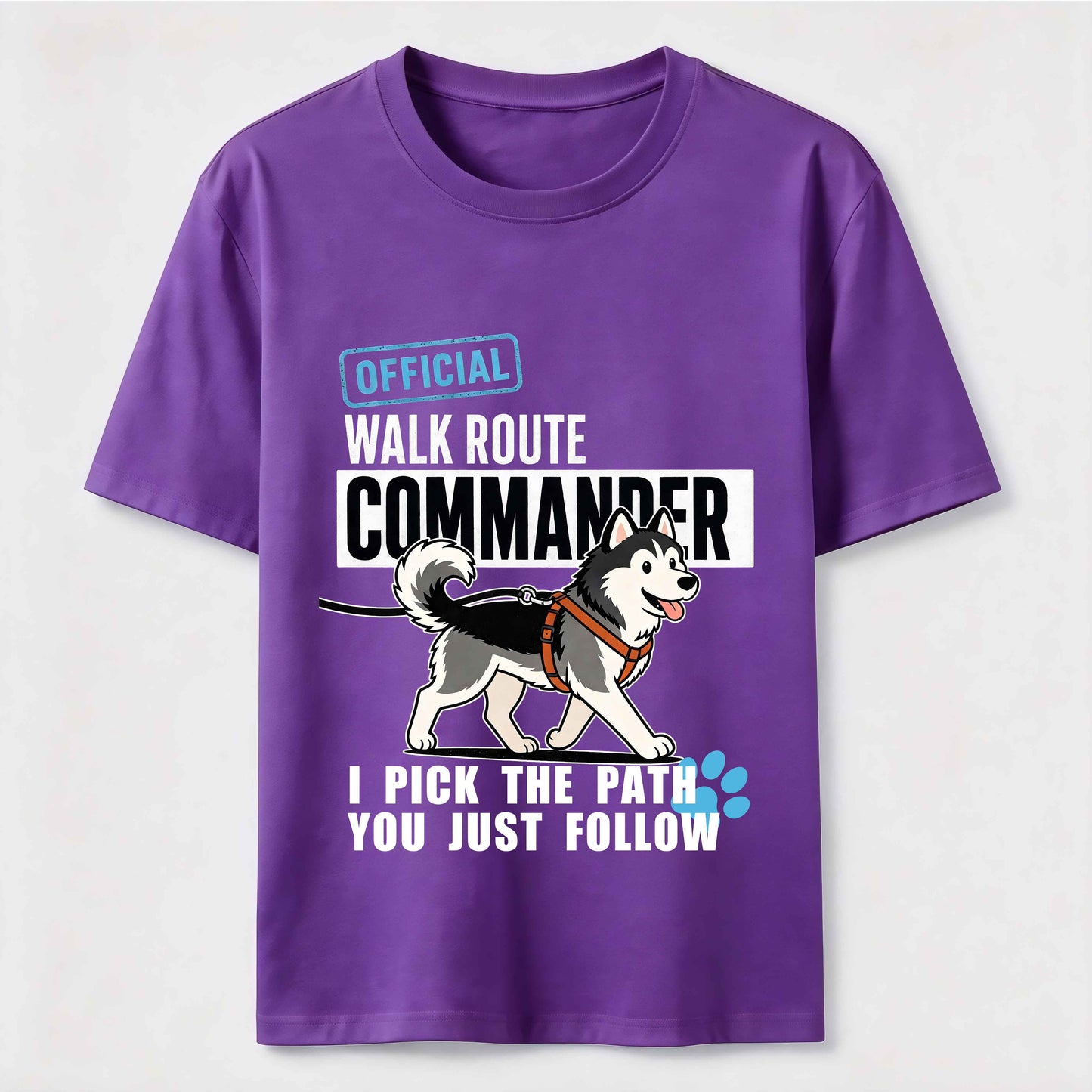 Husky Walk Commander T-Shirt