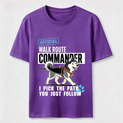 Husky Walk Commander T-Shirt