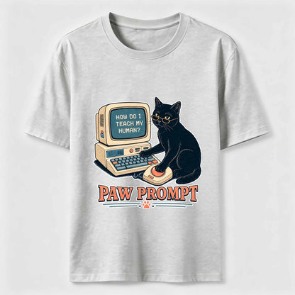Paw Prompt Computer Cat Tee