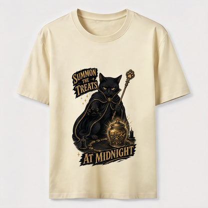 Midnight Treat Summoner Black Cat Tee