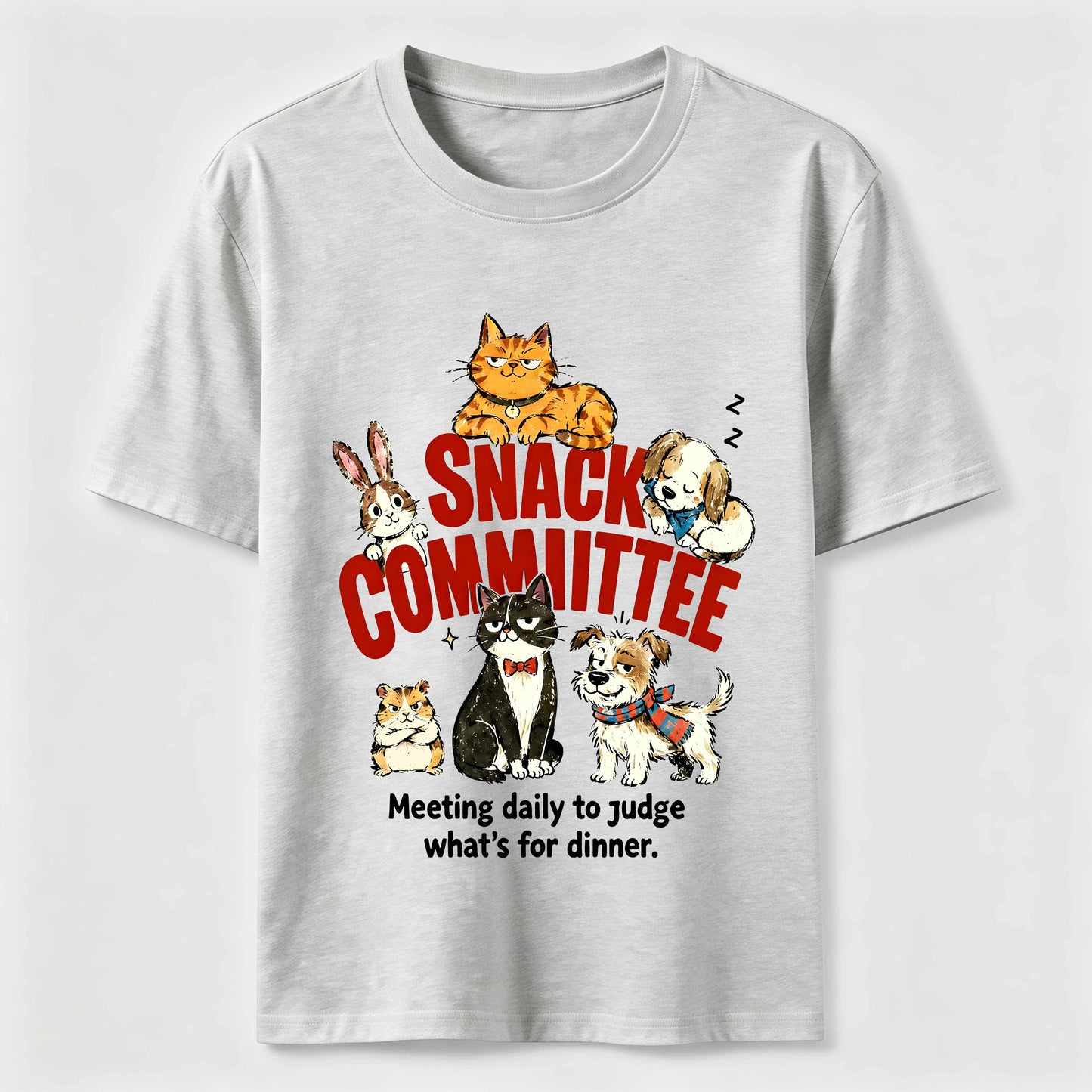 Pet Dinner Committee Humor T-Shirt