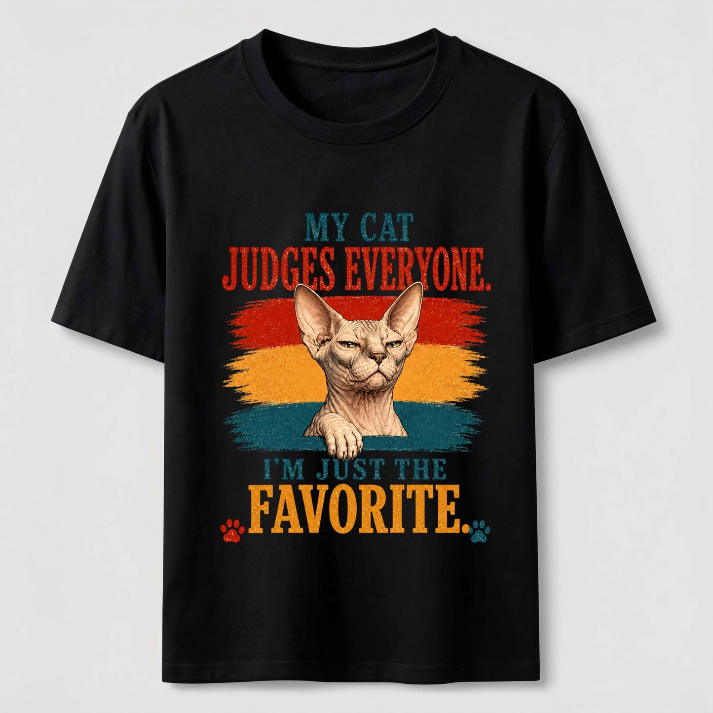 My Cat Judges Everyone Tee