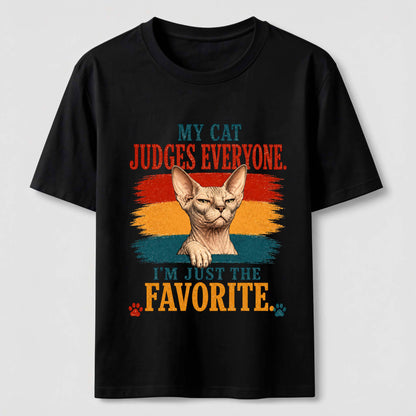 My Cat Judges Everyone Tee