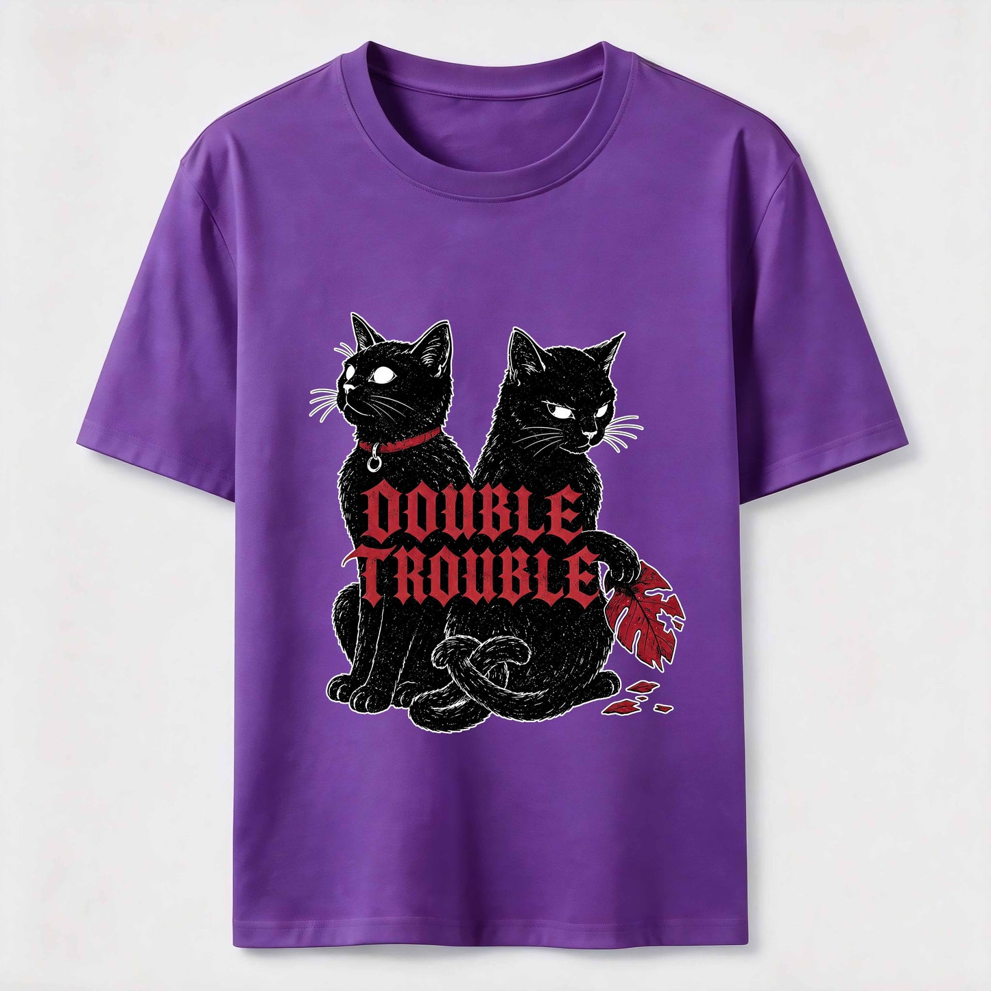 Double Trouble Black Cat Tee