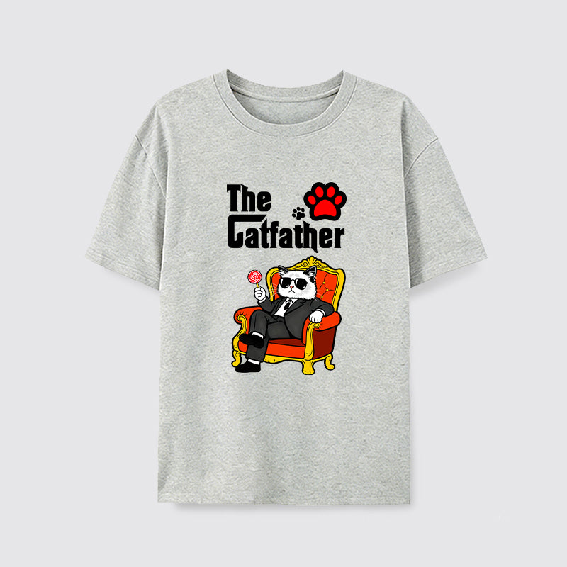 The Catfather Boss Mode Cat T-Shirt