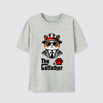 The Catfather Cool Gentleman Cat T-Shirt