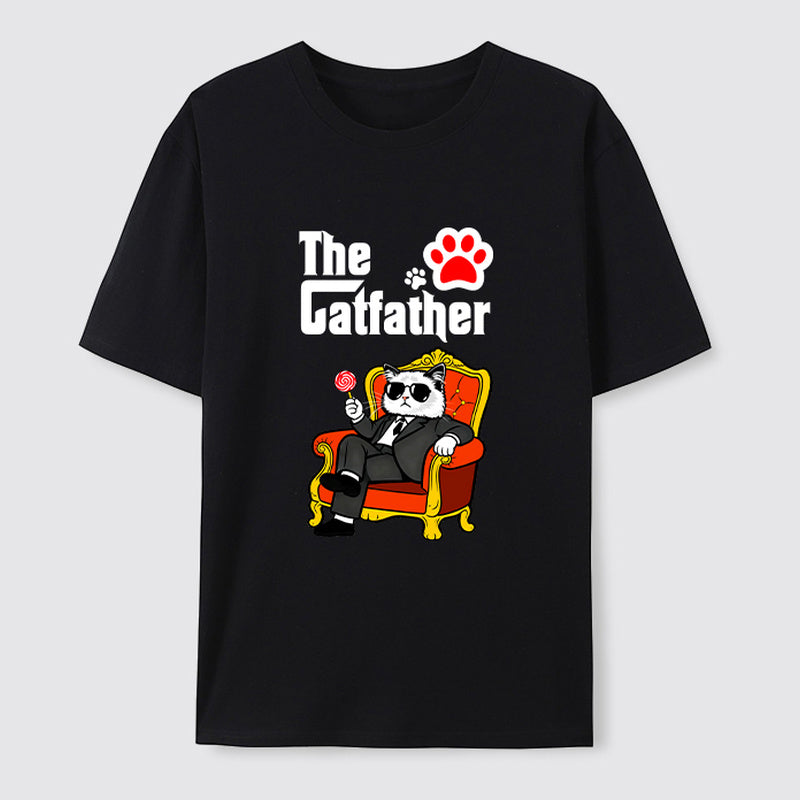 The Catfather Boss Mode Cat T-Shirt