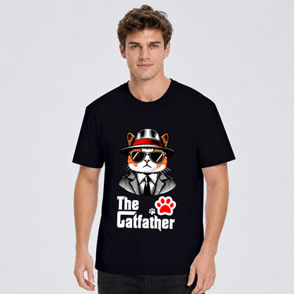 The Catfather Cool Gentleman Cat T-Shirt