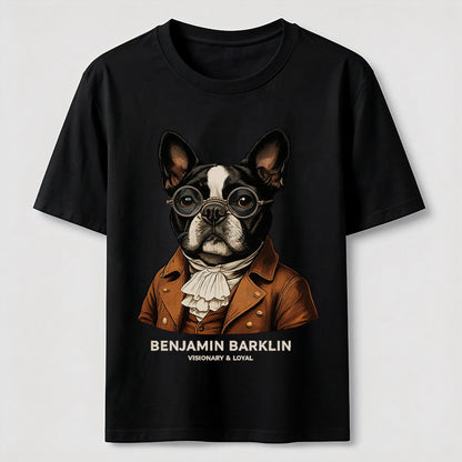 Benjamin Barklin Boston Terrier T-Shirt