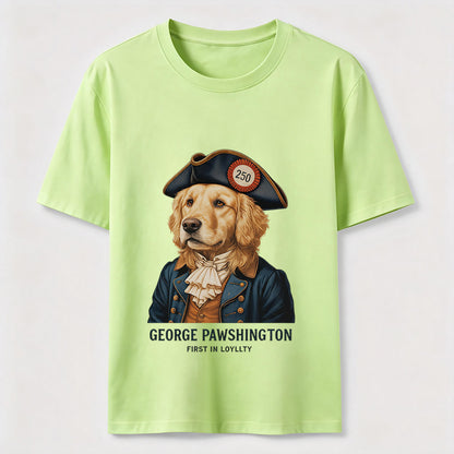 George Pawshington Golden Retriever T-Shirt